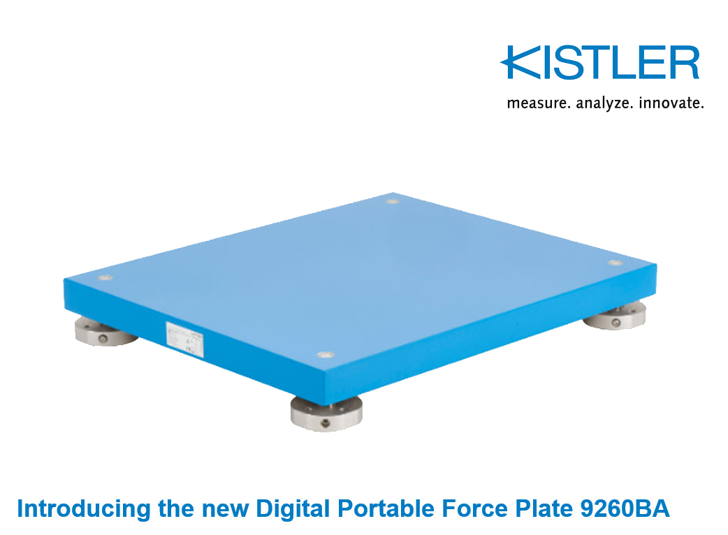 New Digital Portable Force Plate 9260BA from Kistler