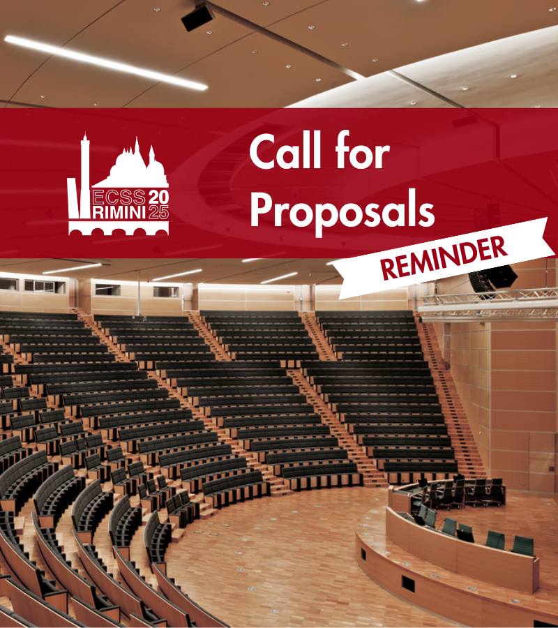 Reminder: ECSS Rimini 2025 – Call for Proposals!